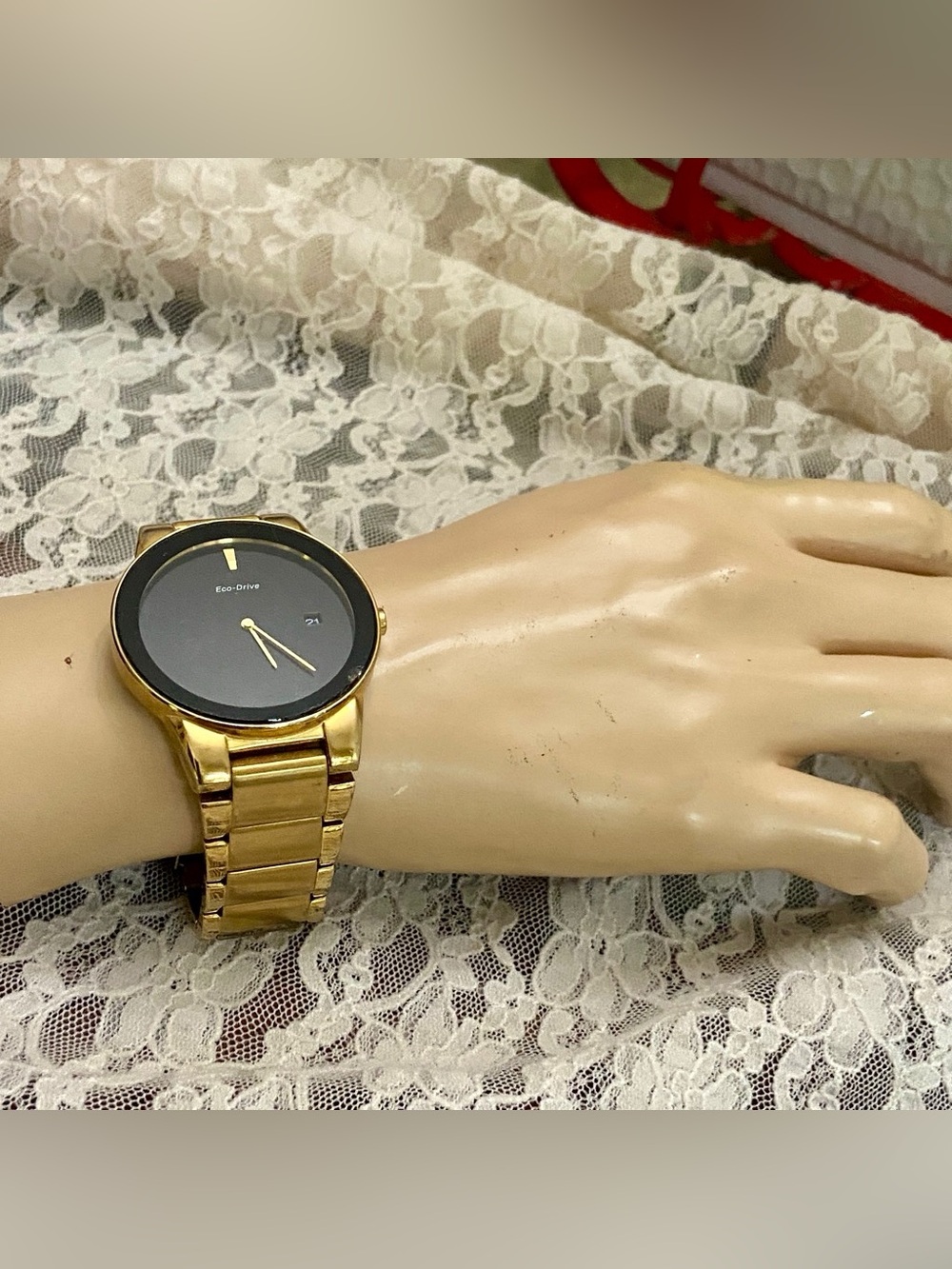 Citizen, Eco-Drive, Pulse Powered, Water Resistant Gold Men’s Watch